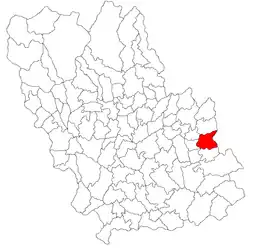 Location in Prahova County