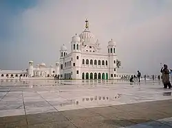 Darbar Sahib, gurdwara commemorating Guru Nanak, in Kartarpur, Pakistan