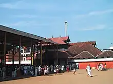 Guruvayur Temple entrance – 25 km from Thrissur City.