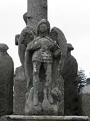 St Michael fights the dragon-part of the Gurunhuel calvary