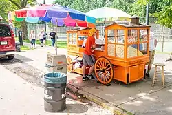 Gus and Yiayia's is a historic shaved ice stand in Pittsburgh's Allegheny Commons Park.