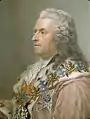 Portrait of Count Carl Gustaf Tessin (1695–1770). Pastel, 1760.