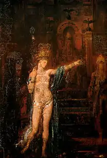 Salome Dancing, also known as Salome Tattooed, oil on canvas (undated)