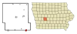 Location of Stuart, Iowa