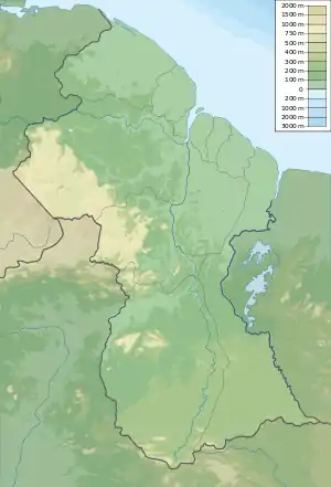 Kurupung River is located in Guyana