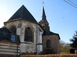 The church in Guyencourt-sur-Noye