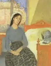 The Artist in Her Room in Paris, 1907–1909