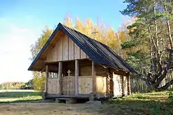 Härmä tsässon, a wooden Seto chapel in Härmä.