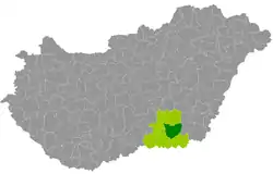 Hódmezővásárhely District within Hungary and Csongrád County.