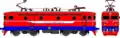 Sketch of the original Yugoslav Railways livery