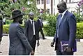 Hon. Deng with President Kiir