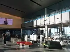The gate area of the new South Pier of Terminal 2 non-Schengen area