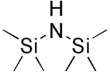 Structural formula of bis(trimethylsilyl)amine