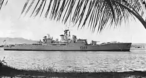 HMNZS Taranaki (F148) at Pearl Harbor c1963