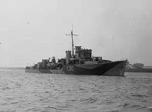 Type II Hunt-class destroyer