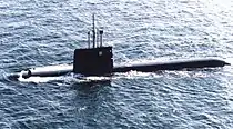 The Gotland-class submarine offered by Sweden. Initially interested, the Navy opted out from this deal due to the expensive procurement.: 162 