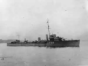 World War I V and W-class destroyer