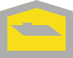 A two-toned organisational symbol