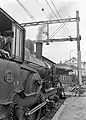 NS 1815 along the platform of Zwolle station. (04-09-1951)