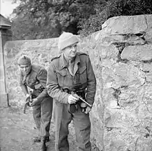 Two men of 101 (Folbot) Troop, No. 6 Commando training