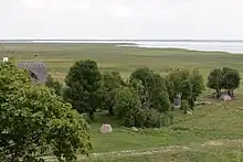 The coastline seen from the village of Haeska