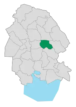 Location of Haftkel County in Khuzestan province