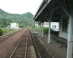 Platform(looking towards Shimonoseki)