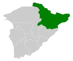 Location of Baqaa governorate in Ha'il Region