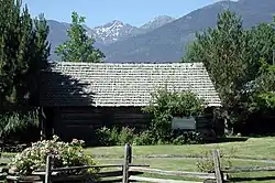 Restored 19th-century cabin in Haines city park