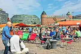 The Hakaniemi market square.