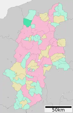 Location of Hakuba in Nagano Prefecture
