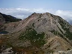 Kengamine Peak from Gozengamine Peak