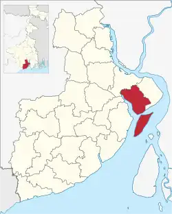 Location of Haldia