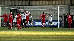 Steve Halford scores for Hyde in 2011