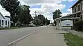 Looking west on Ohio Highway 180 in Hallsville.