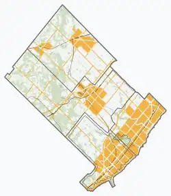 Bronte is located in Regional Municipality of Halton