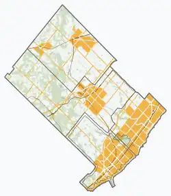 Georgetown is located in Regional Municipality of Halton