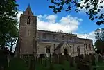 The parish church dedicated to St Andrew