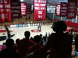 Hamer Hall hosts an NCAA Division II regional basketball tournament.