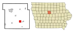 Location of Jewell Junction, Iowa