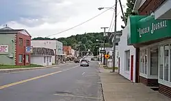 Walnut Street (West Virginia Route 3) in Hamlin in 2007