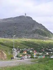 The mountain Tyven - overlooking Rypefjord