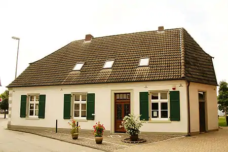 The Humberghaus Dingden, near by Velen, from 1814, home of Kurt's mother Freda (Frieda) Terhoch
