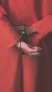 Handcuffed in the back stack position