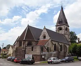 The church in Hangest-sur-Somme
