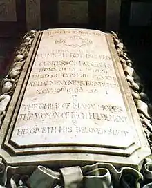 Grave of Hannah Primrose, Countess of Rosebery
