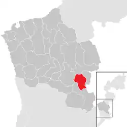 Location within Oberwart district