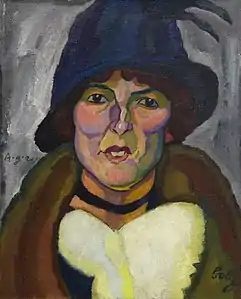 Woman with hat, 1912–1913