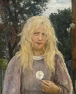 The Girl with Linen Hair (c.1890)
