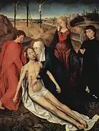 Hans Memling, Lamentation (c. 1470)68 × 53 cm